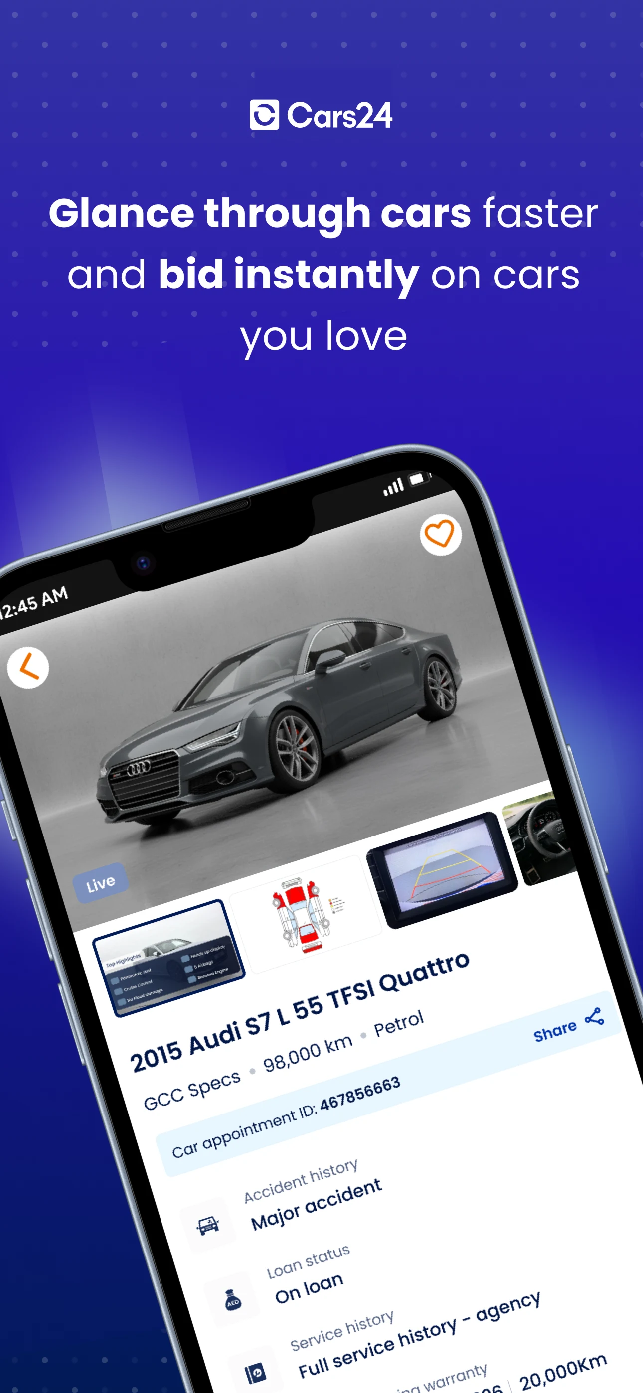 Cars24 UAE Partners screenshot