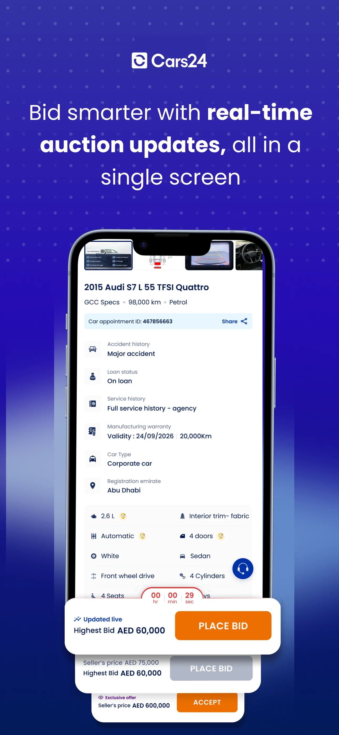 Cars24 UAE Partners screenshot