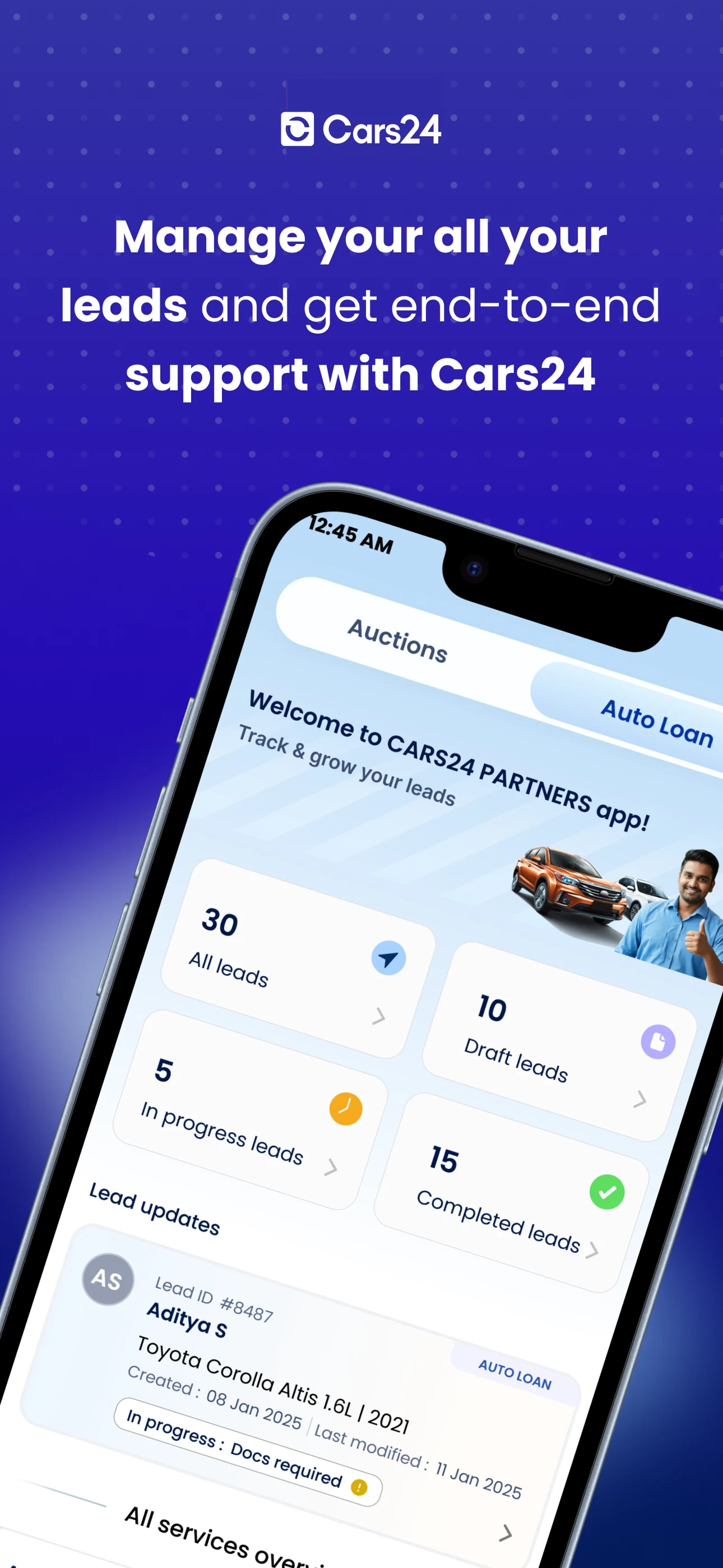 Cars24 UAE Partners screenshot